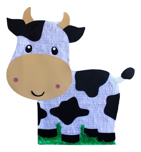 Piñata Premium 70 Cm Personalizada Fiesta Cumpleaños Niños Vaca