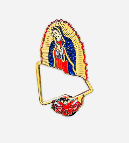 Pin Broche Metálico Para Gorra Virgen Guadalupe