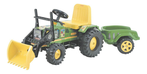 Trator Farmer Infantil Com Pedal Pá Caçamba Removível Biemme