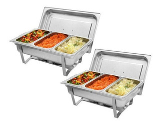 Bandejas De Acero Inoxidable Para Buffet | MercadoLibre ?