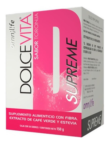 Dolcevita Supreme X30 Fibra Salud - Unidad a $4803