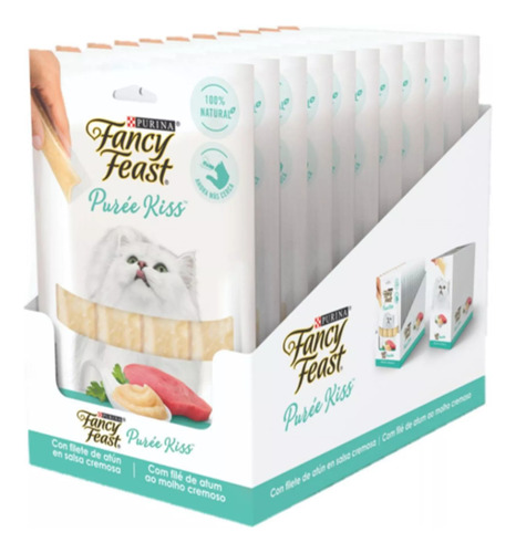 Alimento Húmedo Para Gato Fancy Feast Kisses Atún 40gr