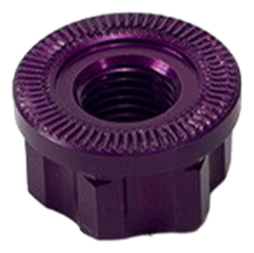 2 X M9 Tuercas De Eje De Cubo De Rueda De Bicicleta Violeta