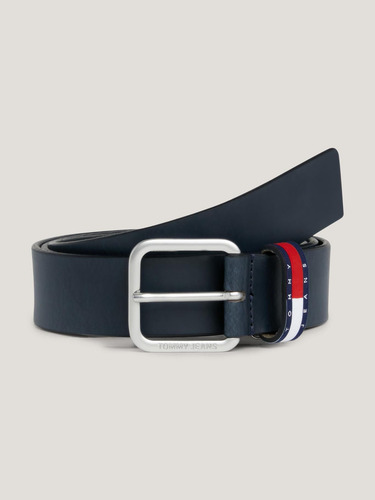 Cinturón Ryan Essential De Cuero Azul Tommy Hilfiger Talla 105