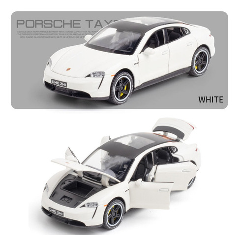 E Modelo De Coche Porsche Taycan Cupé Eléctrico Fundido A E