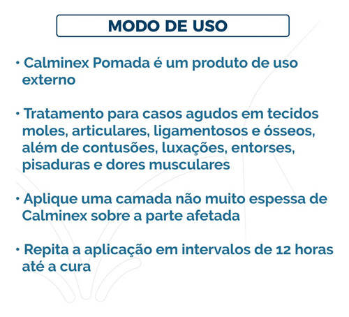 Para Que Serve A Pomada Calminex Calminex Pomada 30g