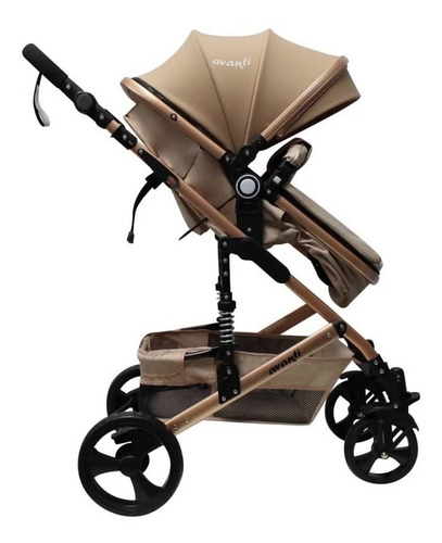 Imagen 1 de 10 de Cochecito Bebe Tatetí Reversible Convertible En Moises Beige