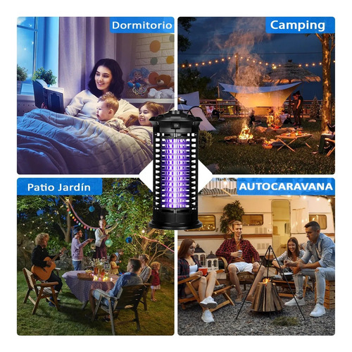 20w Lámpara Antimosquitos Mata Mosquitos Insectos Con Luz