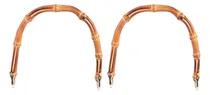 Comprar Bolso De Madera De Bambú Con Mango De Bambú, 2 Piezas