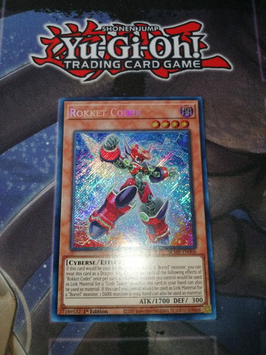 Rokket Coder Secret Rare Yu-gi-oh! Original Konami