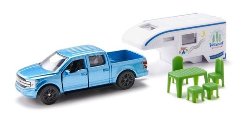 Siku 1693 Ford F150 Pick Up Camper- Metal