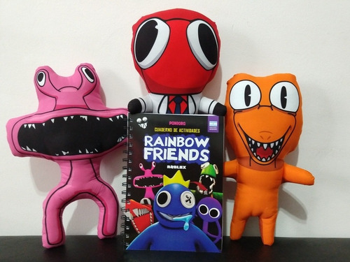Muñeco Peluche Black Rainbow Friends Nuevo Personaje Negro