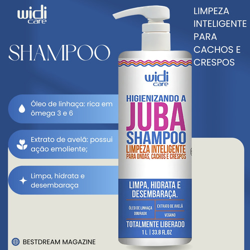 Kit Juba Completo Litro 4 Produtos Com Encrespando Grande