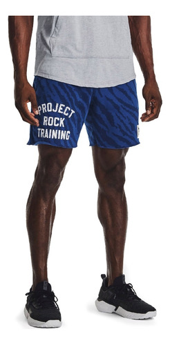 Short Under Armour Project Rock Rival Printed Para Hombre