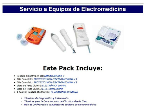 Megapack Servicio A Equipos De Electromedicina