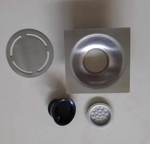 Tapa Piso Desague Acero Inox