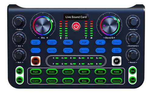 Nuevo Mini Mezclador De Sonido, Cambiador De Voz Portátil