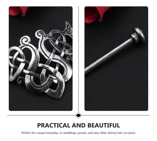 Horquilla Para El Pelo Alloy Viking, Juego De 2 Broches Desl