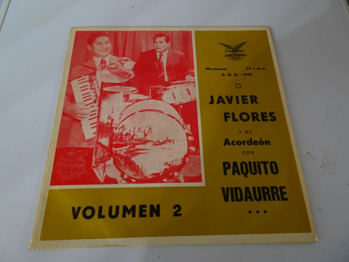 Javier Flores Y Su Acordeon Con Paquito Vidaurre - Vinilo 