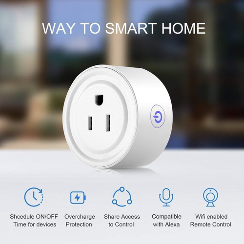Tomacorriente Socket Wifi Tuya Smart Googlehome Alexa