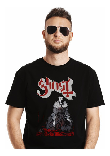 Polera Ghost Elizabeth Metal Impresión Directa