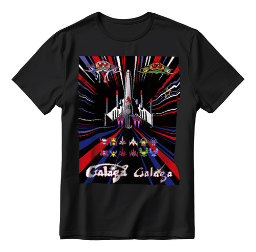 Camiseta Retro Video Juegos Galaga Todas Las Tallas