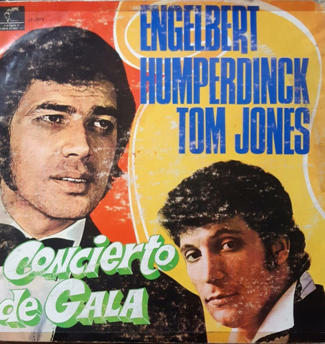 Engelbert Humperdinck, Tom Jones. Concierto De Gala Lp