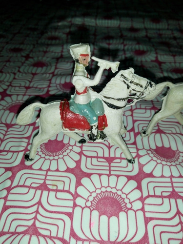 Antiguos Soldaditos ,granaderos A Caballo Plasticos