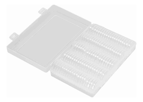 Funda Para Monedas, 100 Cápsulas De 17 A 30 Mm, 5 Tamaños