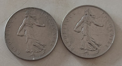 Moneda De 1 Franco Francés (1960)