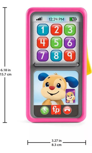 Fisher Price Smartphone Deluxe De Aprendizaje Rosa