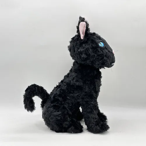 30cm Coraline Cat Plush Toys Cartoon Black Cat Animal Doll
