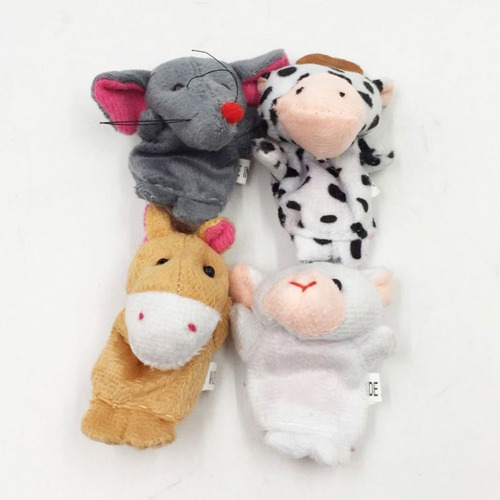* Conjunto De 12 Piezas De Marionetas De Dedo De Dibujos