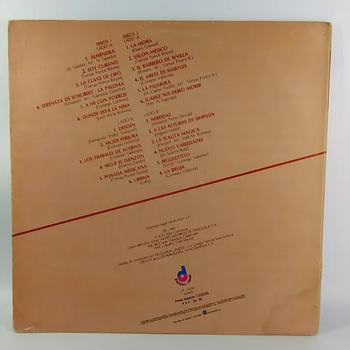 Lp Vinilo Acerina Y Su Danzonera - X 2 Discos (Usado)