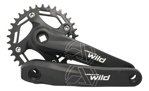 Pedivela Single 10/11v Absolute Wild Aço Pto 34d - 175mm
