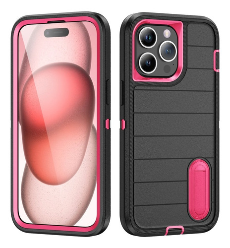 Capa Para iPhone 12/13/pro Max, Com Suporte Dobrável