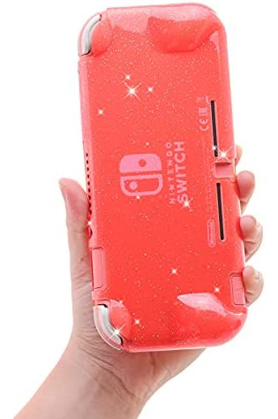Nananino Estuche Transparente Con Purpurina Para Switch Lite