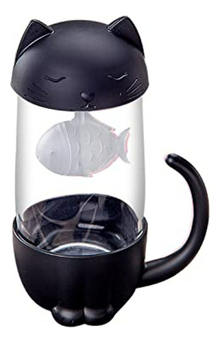 Taza De Té Con Infusor De Gato Compatible Con Amantes De Per