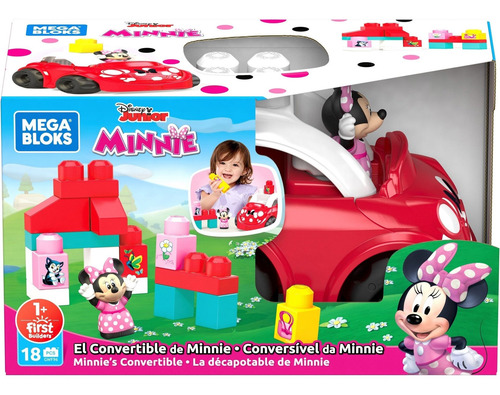 Juguete De Construcción Mega Bloks Disney Convertible Minnie 18