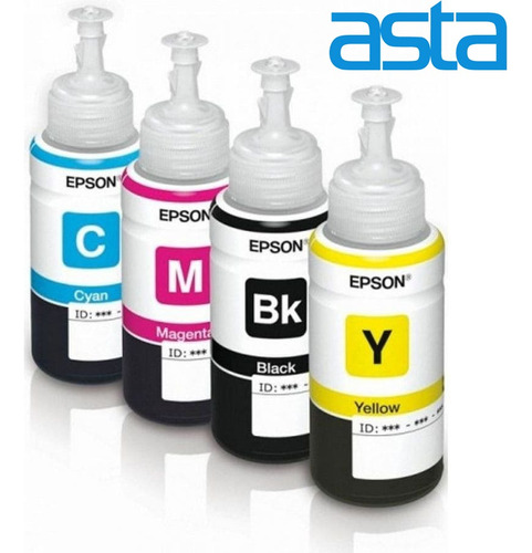 Tinta Epson Marca Asta 544 70ml - L3150 L1210 L3210 L3250 