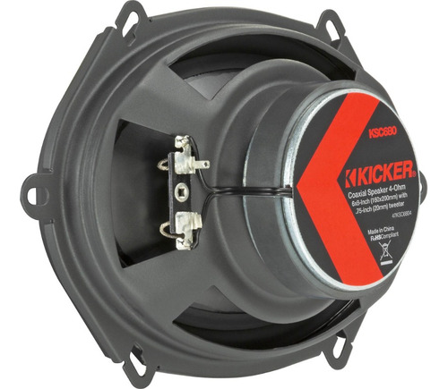 Bocinas Kicker 6x8 5x7 Pulgadas 47ksc6804 Ksc680 150 Watts Gris Oscuro