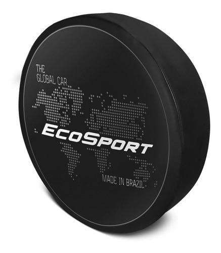 Imagem 5 de 5 de Capa Estepe Ecosport 2003 2004 2005 2006 2007 2008 2009 2010 2011 2012 2013 2014 2015 2016 2017 2018 Global Car Cadeado