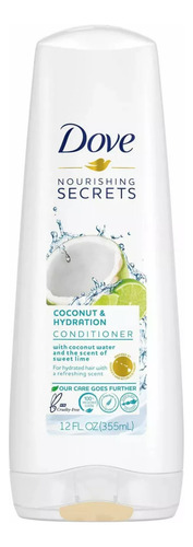 Dove Coconut & Hydration Shampoo Y Acondicionador, Kit De 2