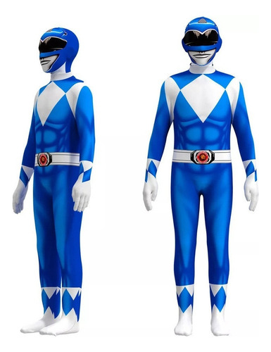 Traje Cosplay Power Rangers Para Niño/adulto