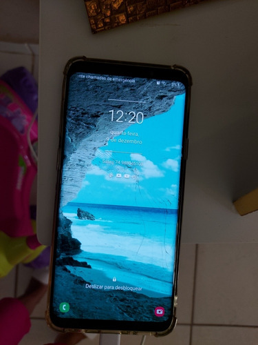 Celular Samsung S9 Plus 128g 6g Ram. Usado. Tela Trincada.