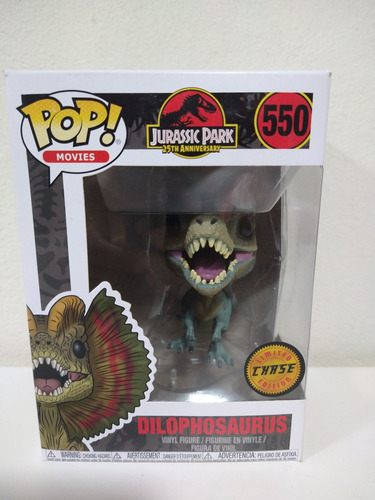 Funko Pop! Dilophosaurus Chase # 550 Jurassic Park 25 Anniv.