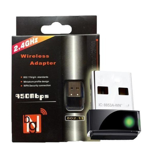 Adaptador Wifi Mini Receptor Usb Pc 150 Mbps 