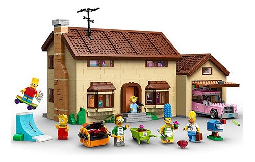 Figura De La Casa De Los Simpsons (lego, )