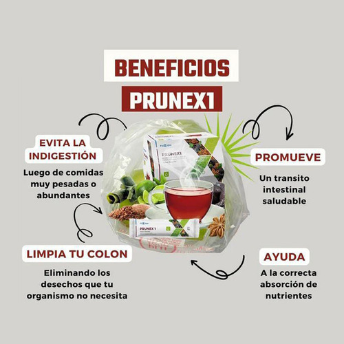 Fuxion Prunex - Detox - Limpieza De Cólon - Descenso Peso Ciruela