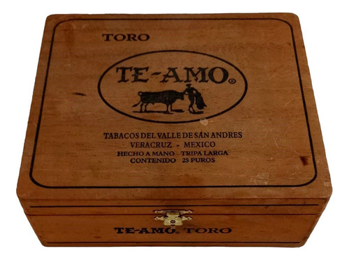 Caja De Habano Veracruzano Te Amo Antiguedad